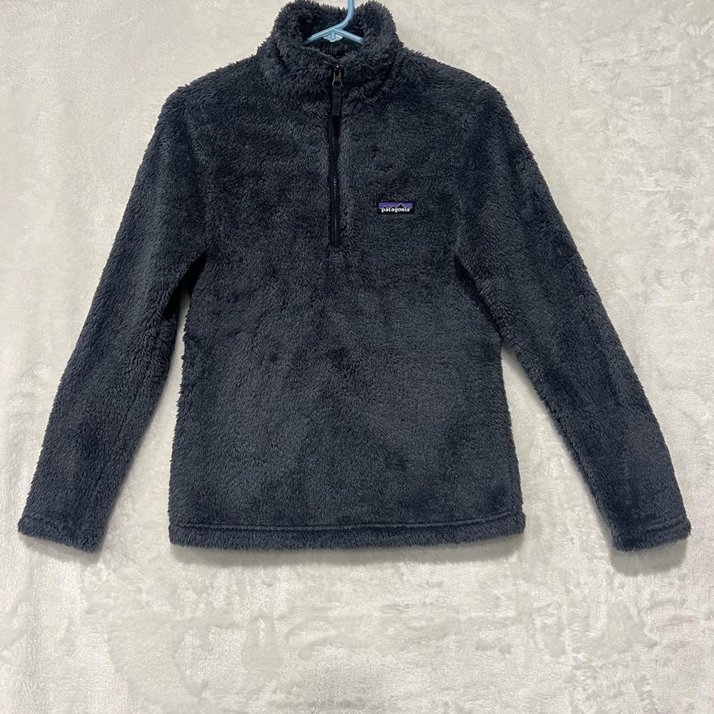 Patagonia Pullover Womens XS Los Gatos Fleece Quarter Zip Dark Grey